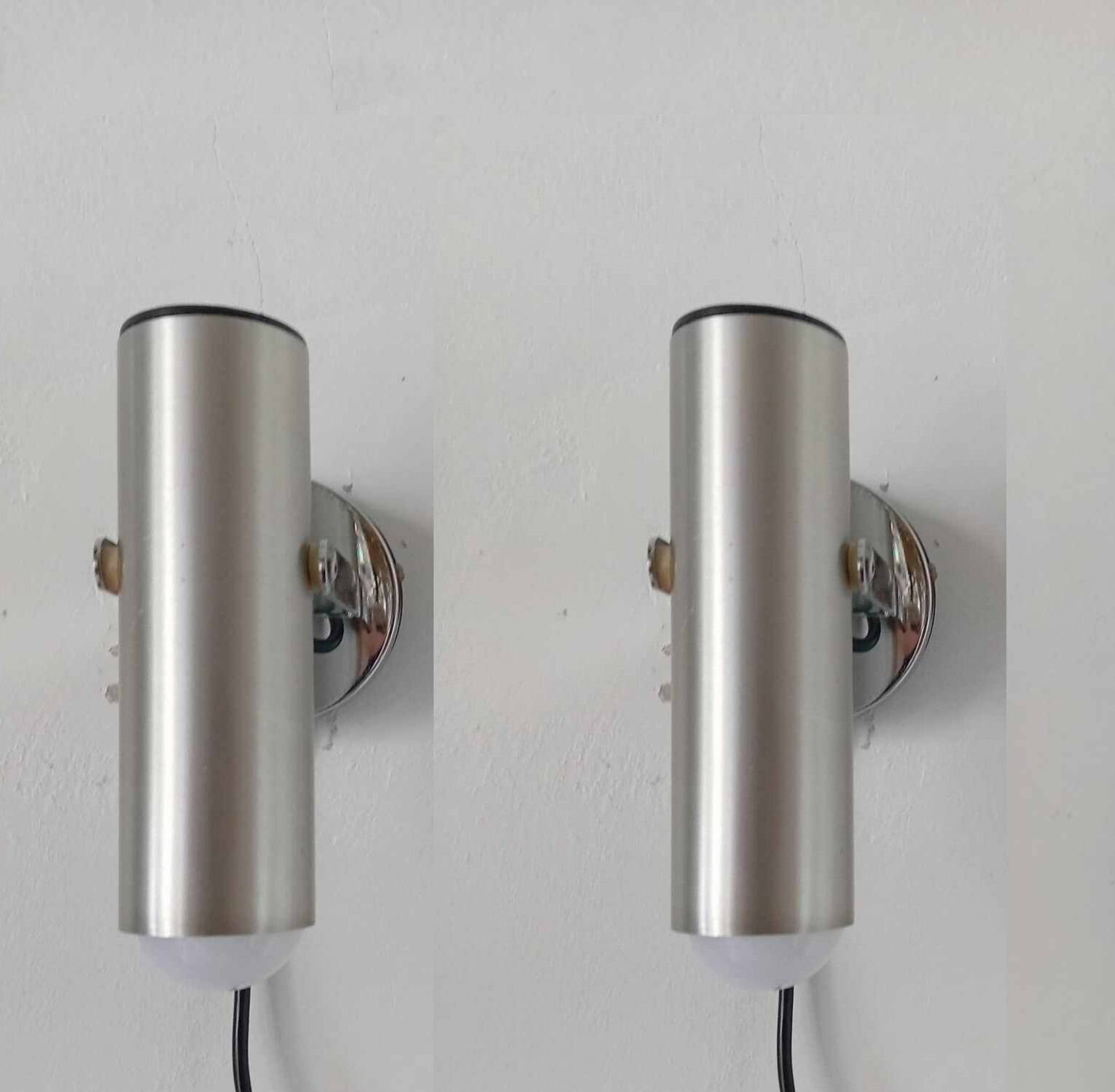 Pair of 70's directional spotlights