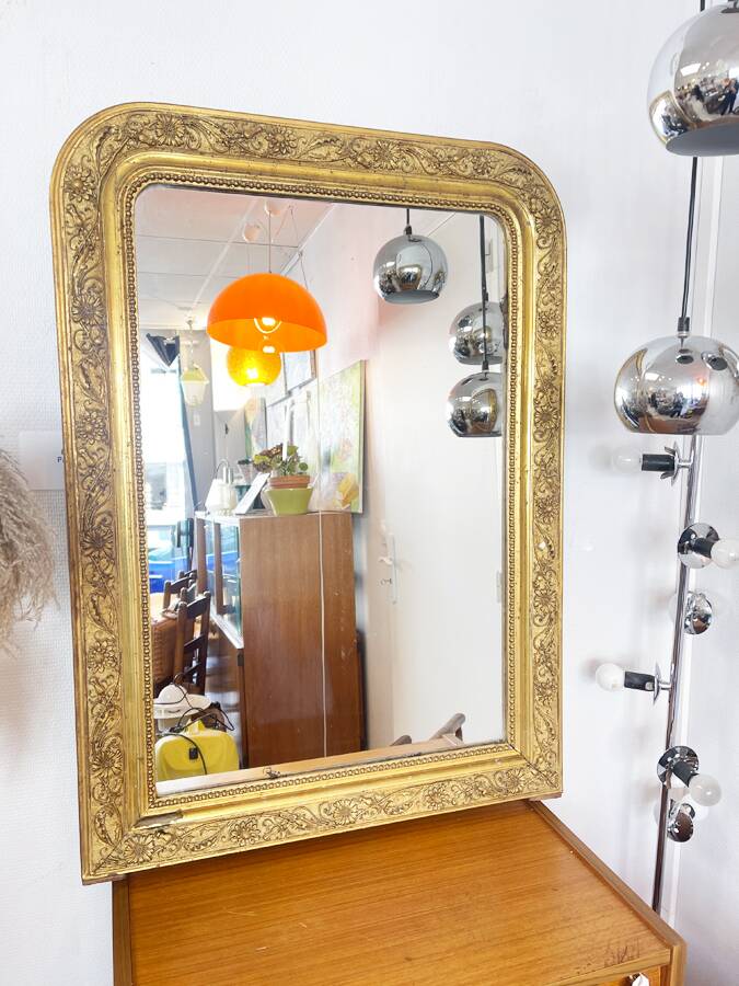 Louis-Philippe gilded mirror – 19th century