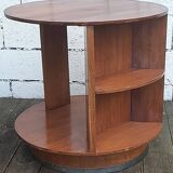 Modernist art deco bookcase pedestal