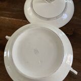 Art Deco Soup Tureen - Cream White