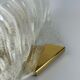 Xl 60s 70s wall lamp wall sconce kaiser lights brass glass space age