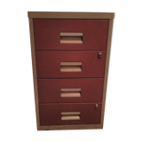 Metal office storage cabinet