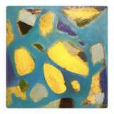 Tableau Abstrait Bleu