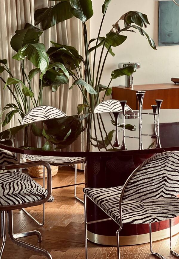Table à manger Jean-Claude Mahey pour Roche Bobois – années 70