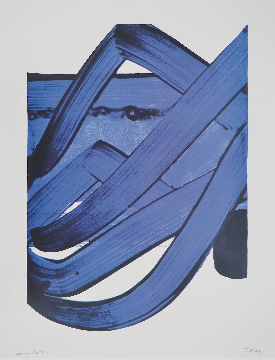 Pierre Soulages: Serigraph No. 18 - Original signed poster