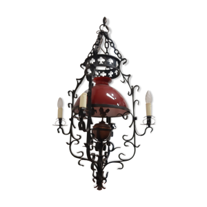 Lustre en fer forgé