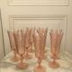 Series of 9 champagne flutes Rosaline