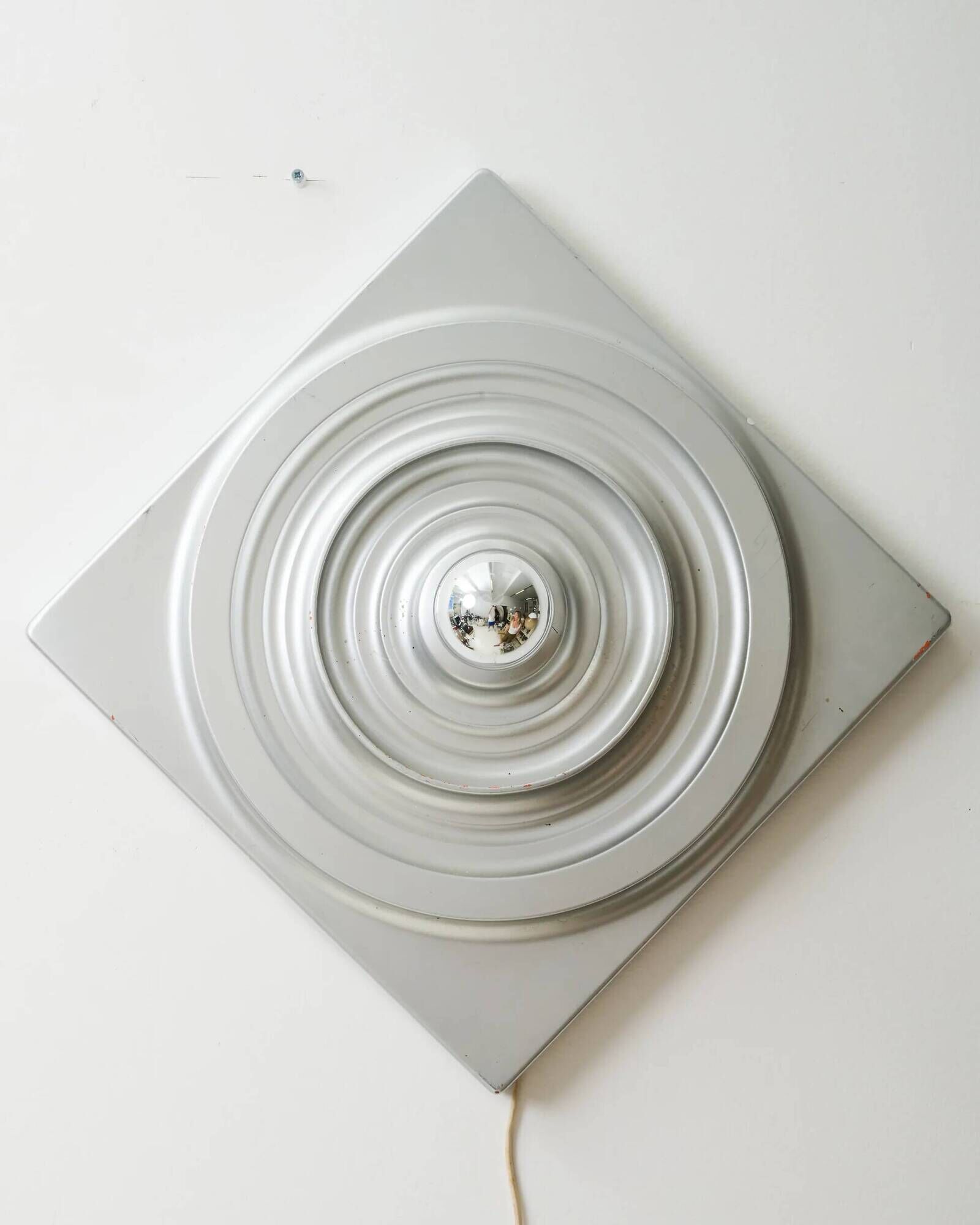 Applique en plastique chromé, 1980s