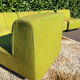Set of 6 modular vintage Space Age armchairs - Green & Orange