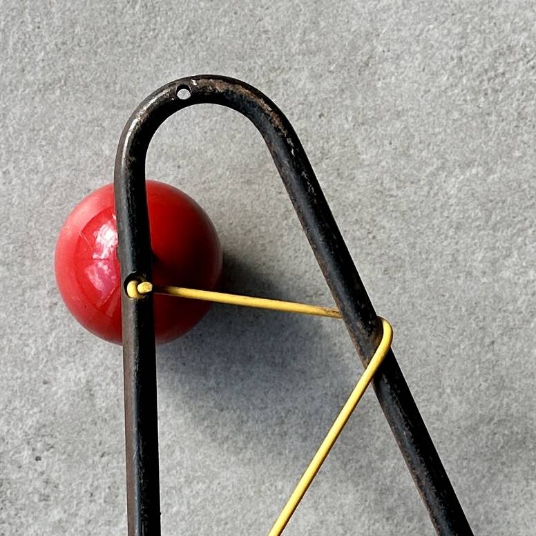 Vintage wall coat rack 1950s - Roger Feraud