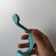 Vintage enamelled metal hook