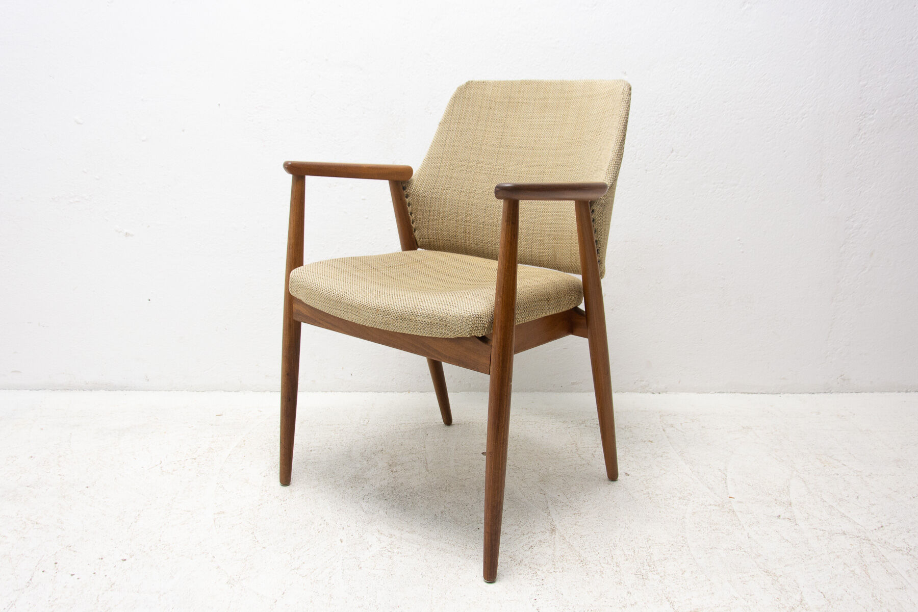 Midcentury scandinavian teak office chair, 1970´s