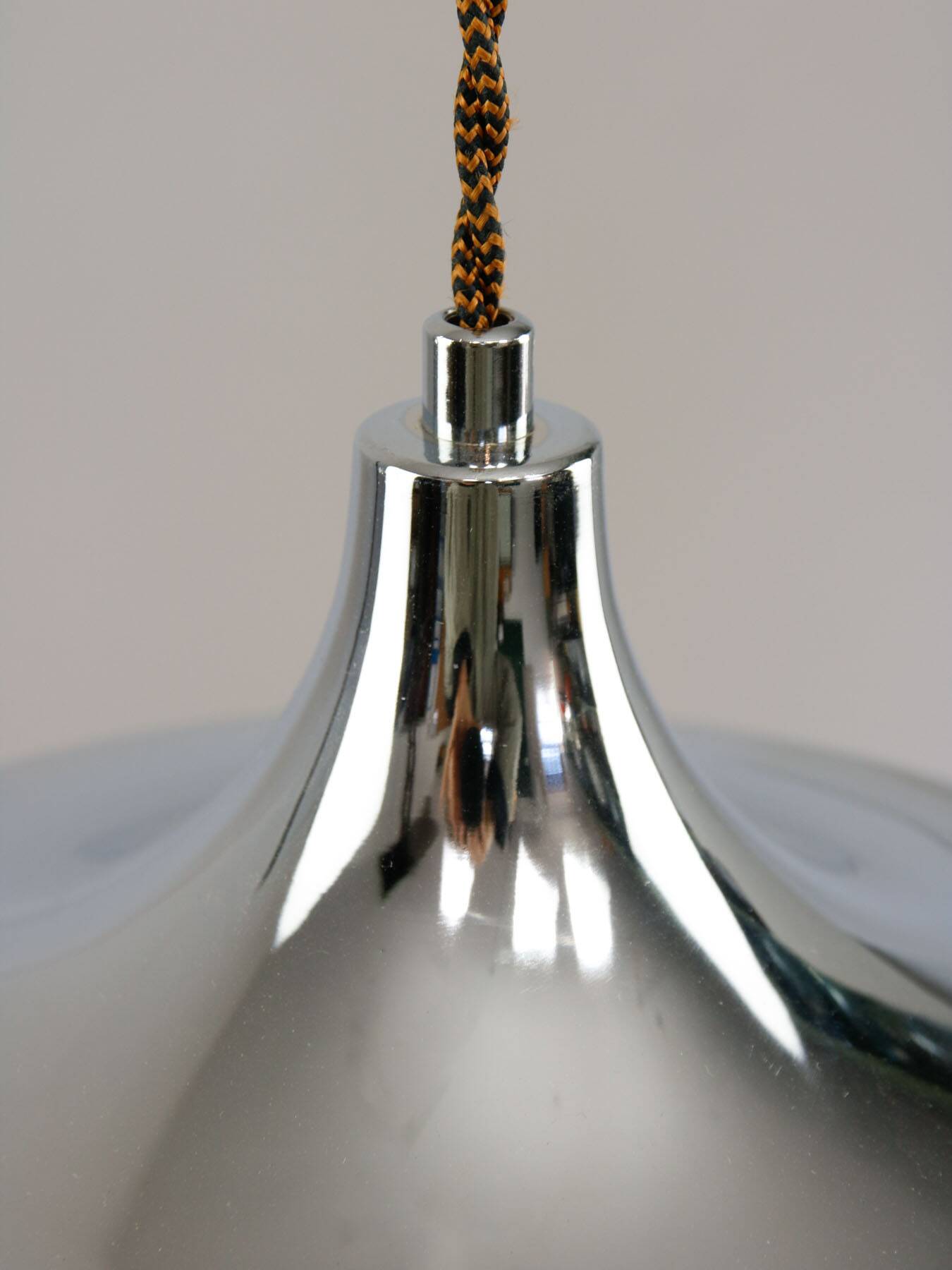 Space Age Yellow Pendant from Guzzini, 1970s