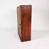 Minimalist teak wall cabinet, Denmark, 1960s