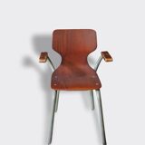 Pagholz wooden chair with armrest