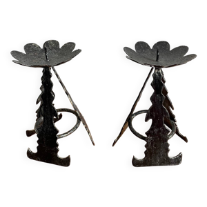 Bougeoirs brutaliste - populaire