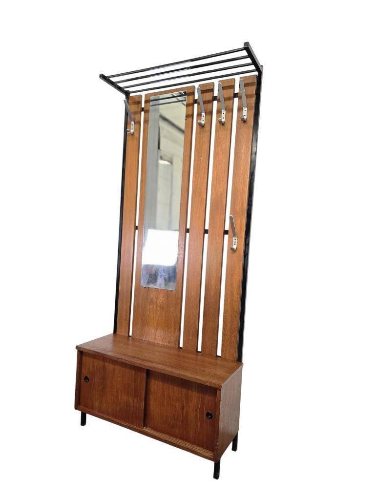 Vintage portemanteau sur pied haut / portemanteau de sol