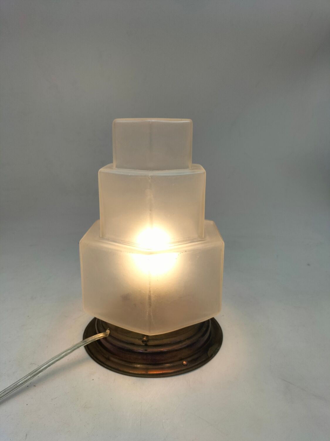 Art Deco table lamp "skyscraper"