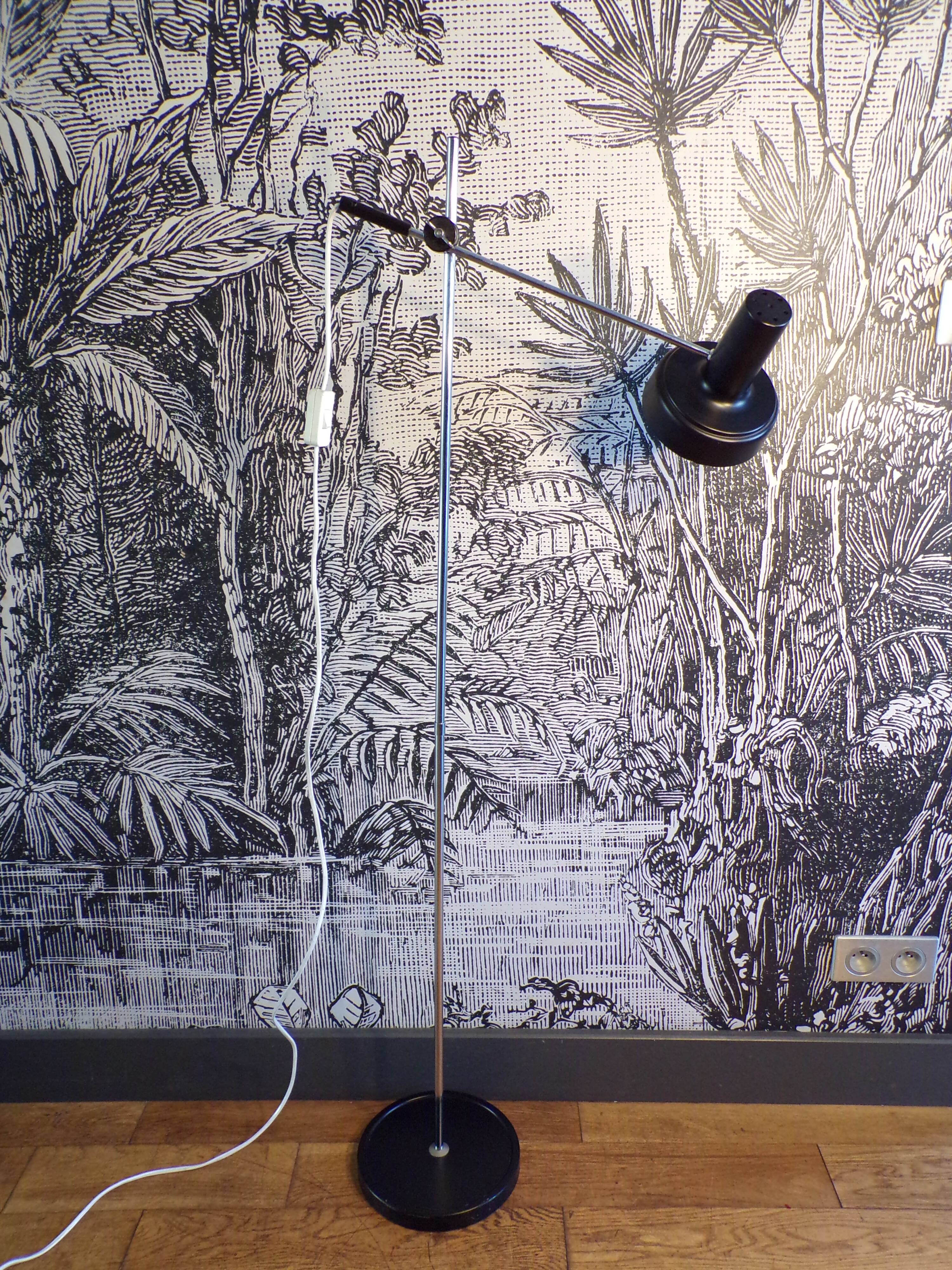 Vintage pendulum floor lamp