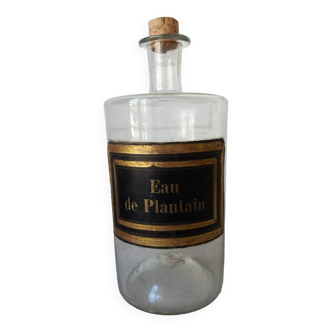 Ancien flacon pharmaceutique en verre soufflé XVIII-XIXE siècle