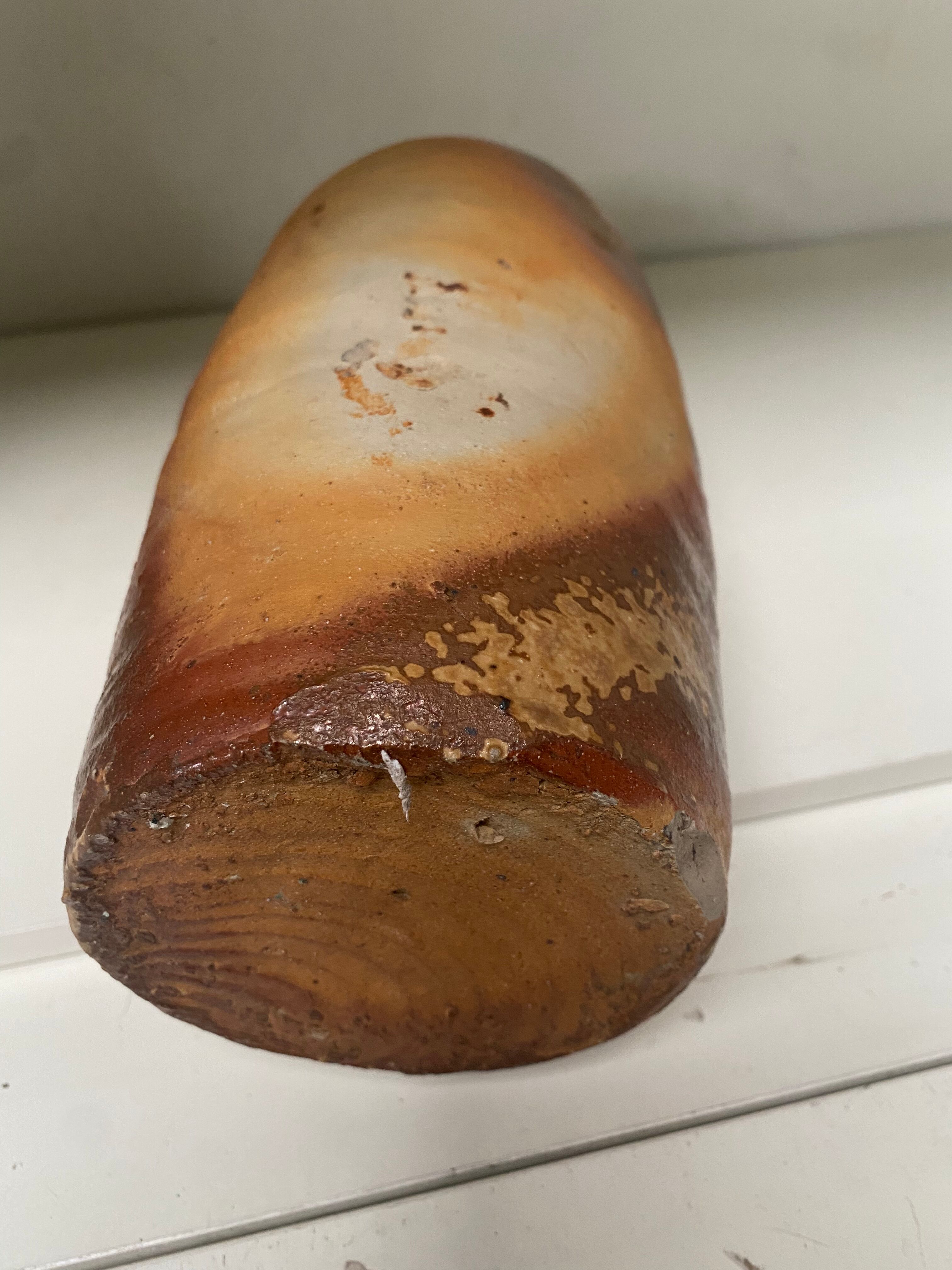 Old sandstone bottle