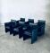 Postmodern Model 401 Break Armchairs by Mario Bellini for Cassina, Italy, 1980s, Set of 6