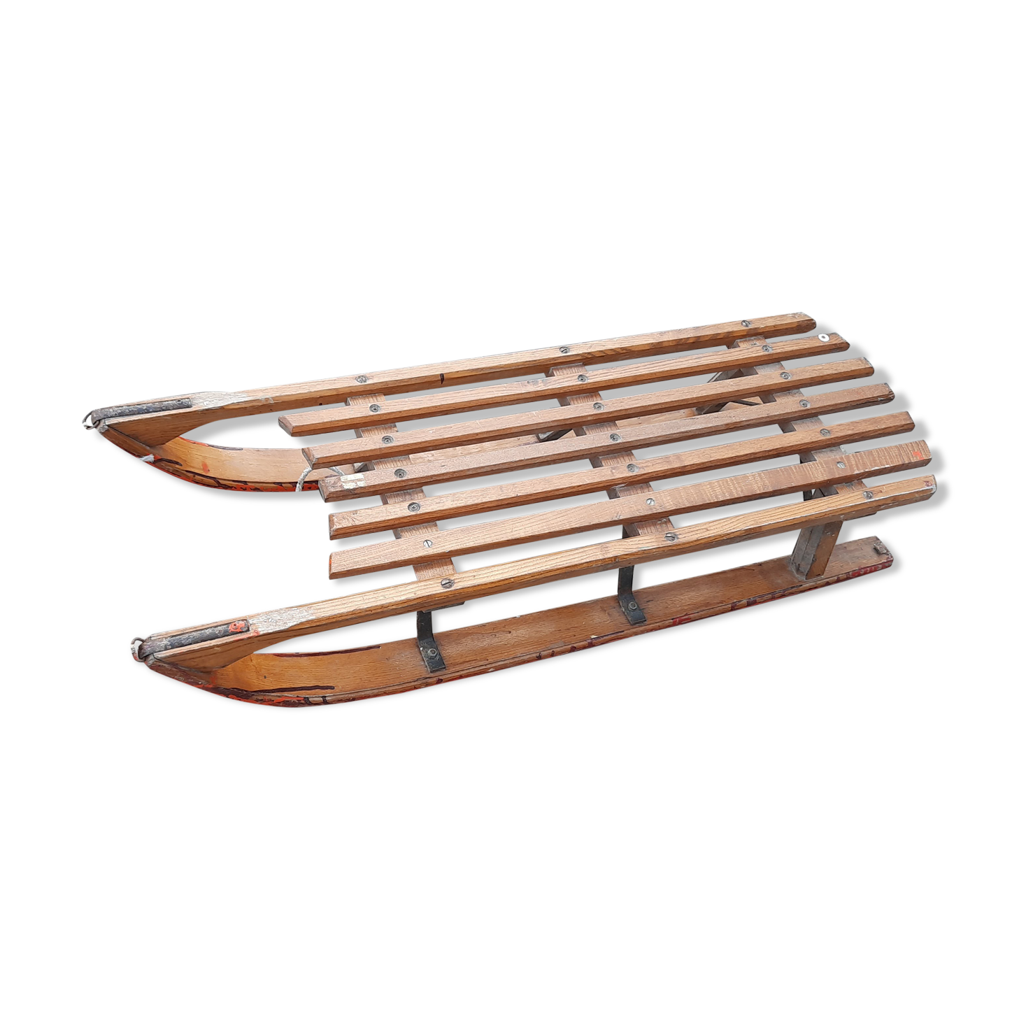 Old wooden sled