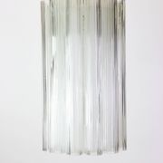 cylindrical pendant lights with crystal glass by Doria, Germany, 1960s.
