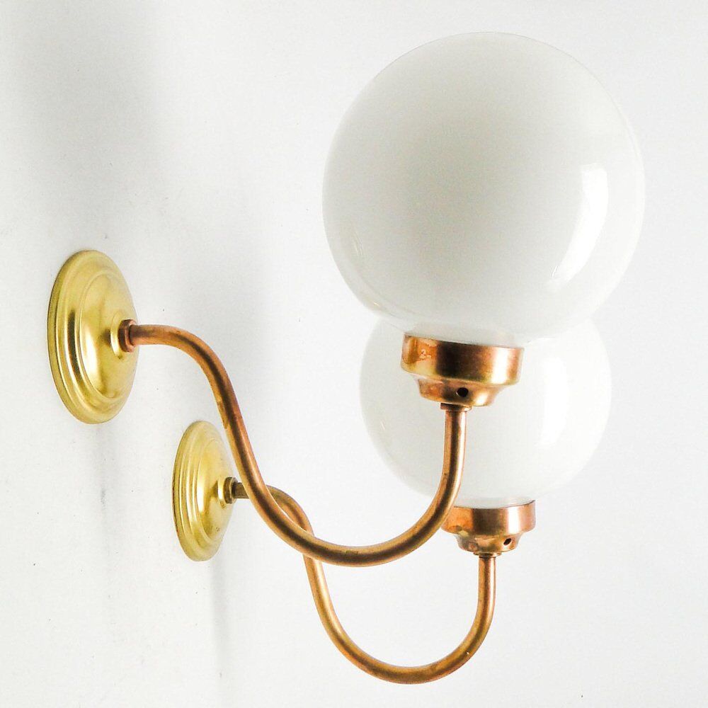 Art Deco sconces, Poland, 1950s, set of 2