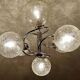 Vintage 70 Chrome Glass Suspension