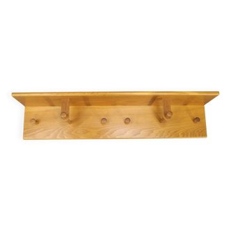 1970s Rare Aksel Kjersgaard Ash Wood Wall Hanger, Denmark