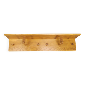 1970s Rare Aksel Kjersgaard Ash Wood Wall Hanger, Denmark