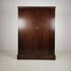 1930s Compactom Gentleman’s Wardrobe Model No. 702 in Brown Oak