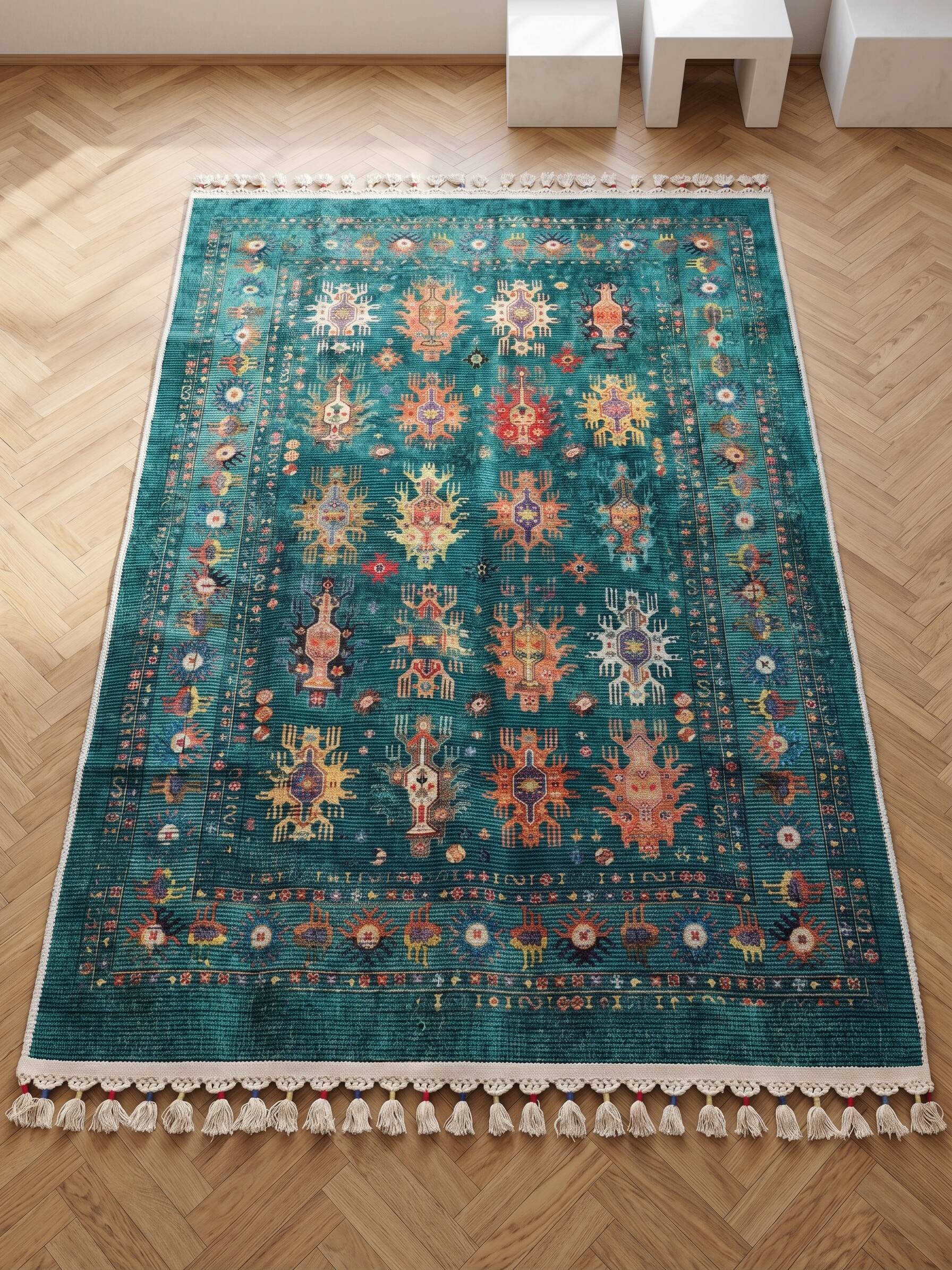 Tapis moderne aux motifs traditionnels d’orient