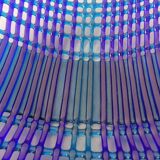 Italian filigree glass bowl, 1960s