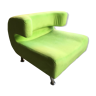 Minimalist apple green armchair