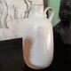 Vintage stoneware carafe vase from France