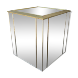 Console coffee table mirror