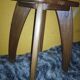 Tabouret en bois massif