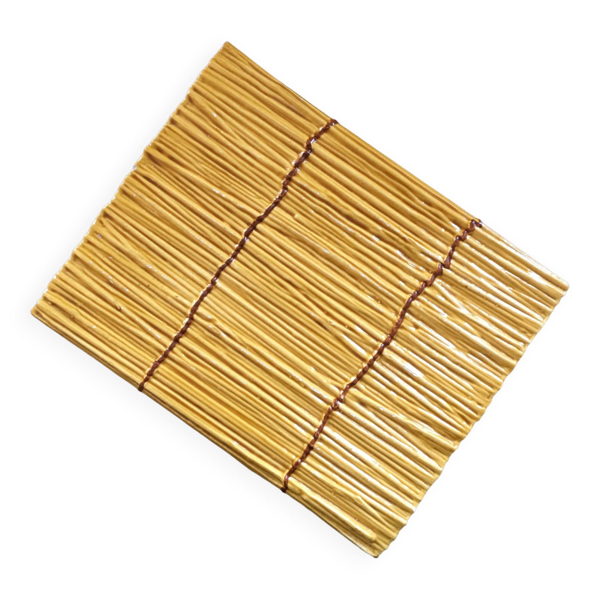 Straw-style slip tray