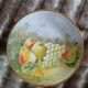 Large decorative antique porcelain plate