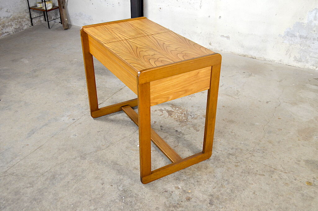 Vintage yann blond wooden desk 1960 / 1970