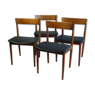 Set of chairs by Henry Rosengren Hansen for Brande Mobelindustri