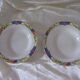 Lot de 2 assiettes creuses Digoin Sarreguemines 4096