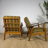 Pair of mid-century modern Danish armchairs in teak – 1960