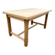 Stripped and extendable farm table