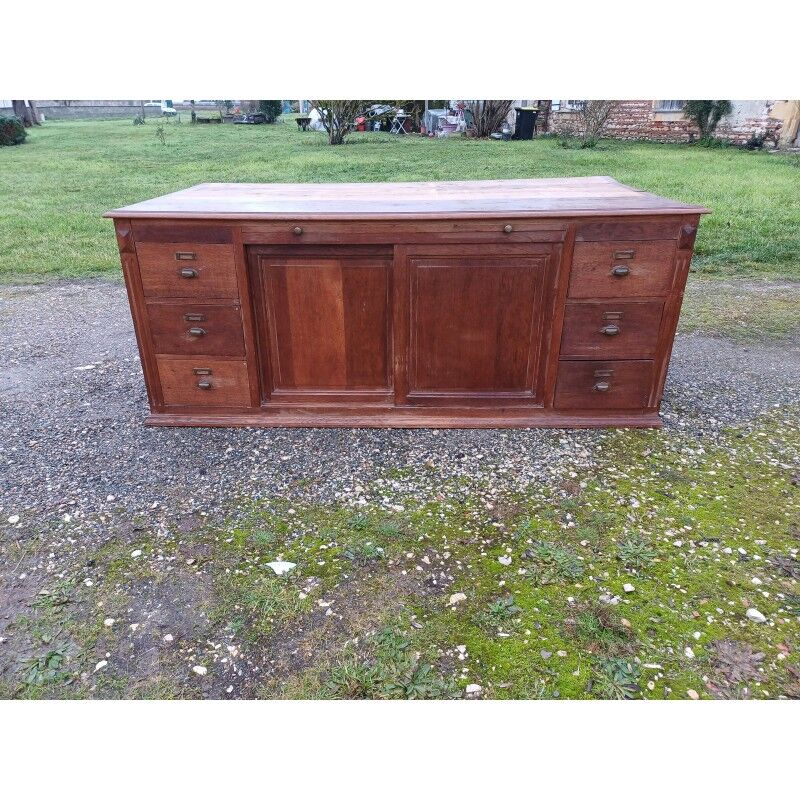 1930s shop furniture in oak