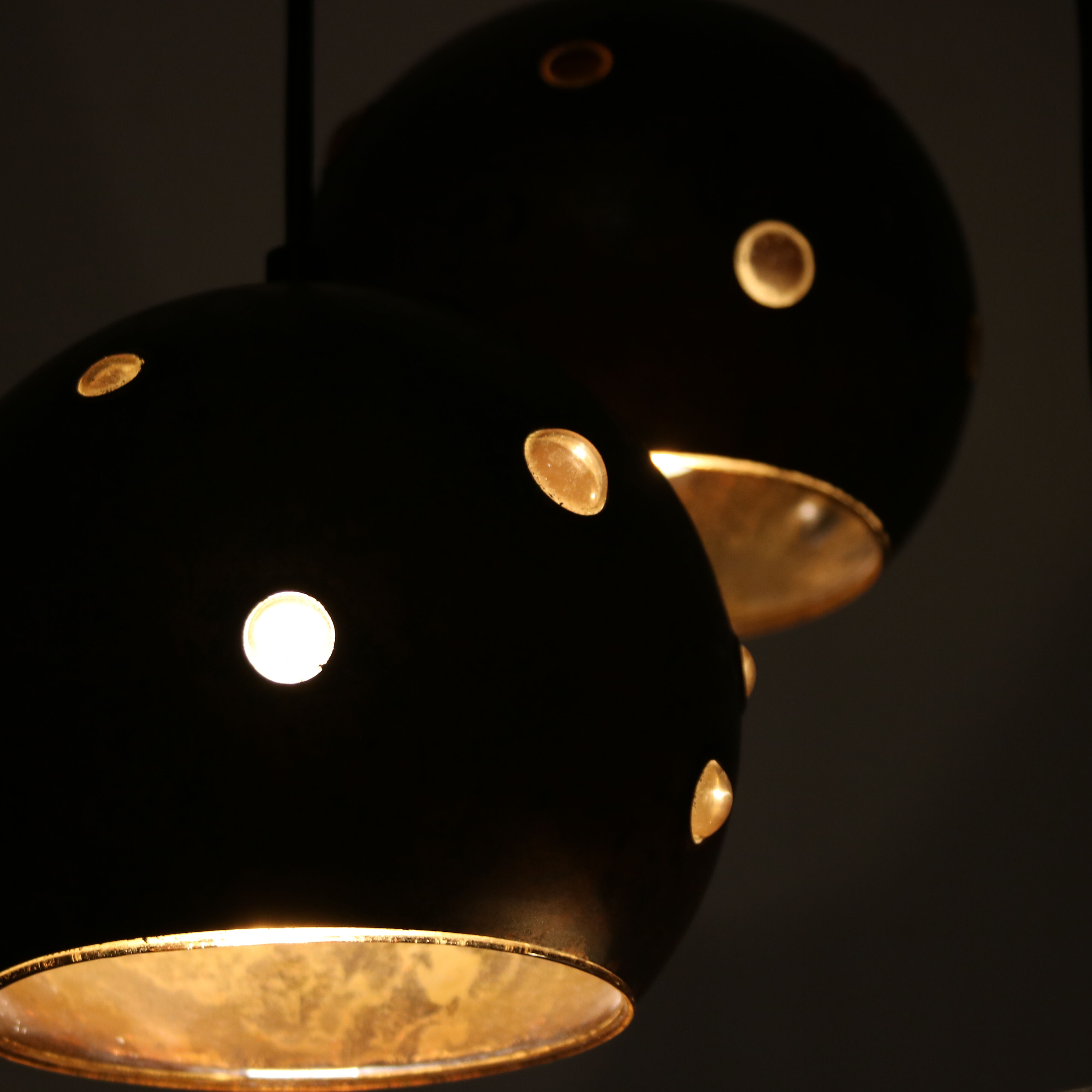 Suspension en cuivre des années 1960 par Peill & Putzler, Allemagne