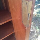 3-door bookcase in Louis XVI raw style