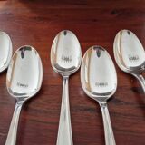 Christofle - Set of 11 Marot table spoons in silver-plated metal